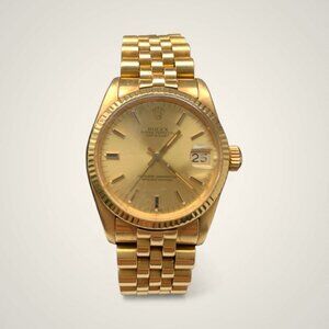 18k Yellow Gold OYSTER Perpetual Ladies ROLEX Watch